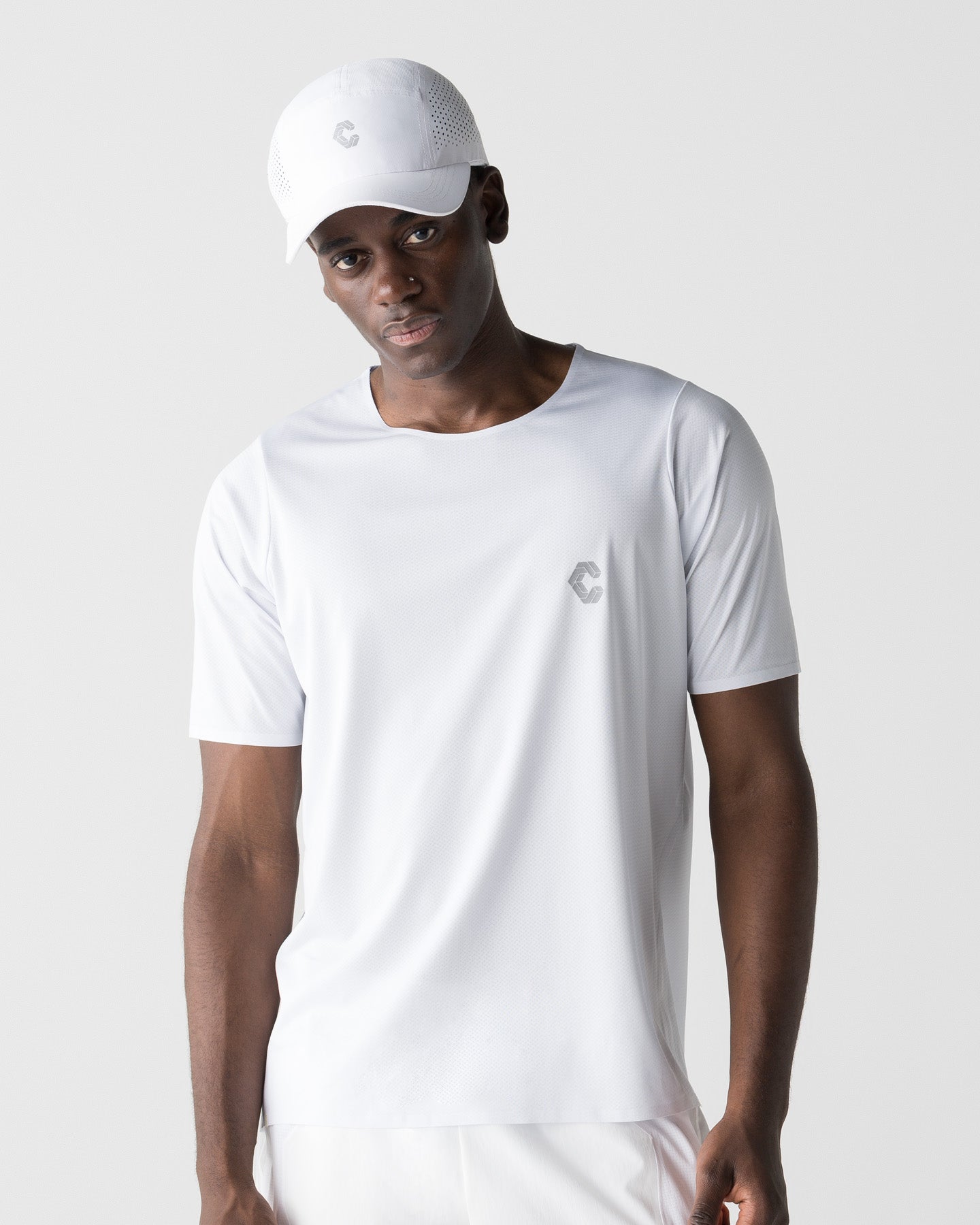 CRONOS RUN LIGHT S/S TEE【WHITE×BLACK】