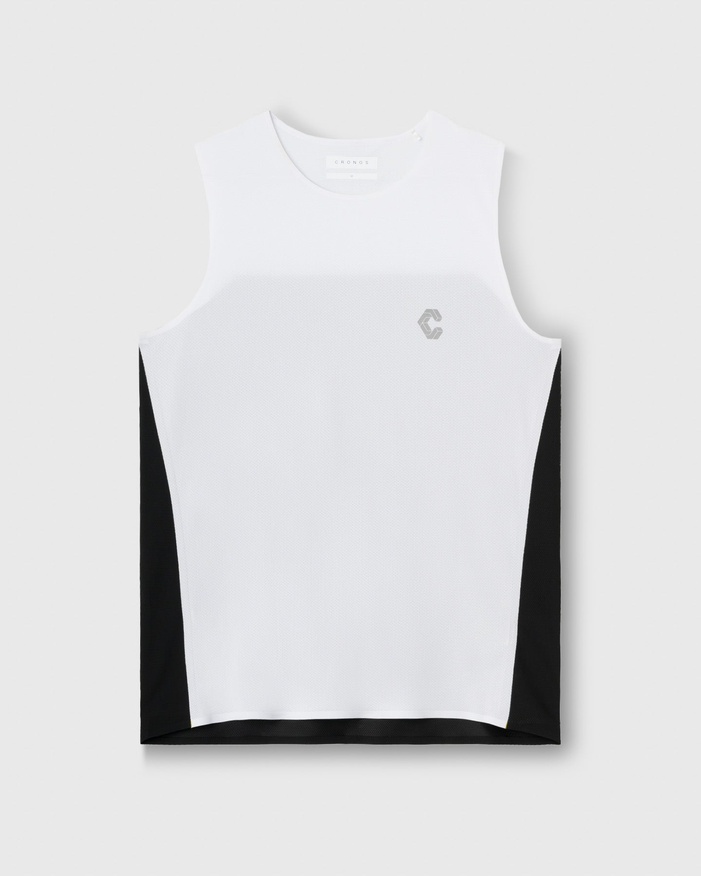 CRONOS RUN LIGHT SLEEVELESS【WHITE×BLACK】