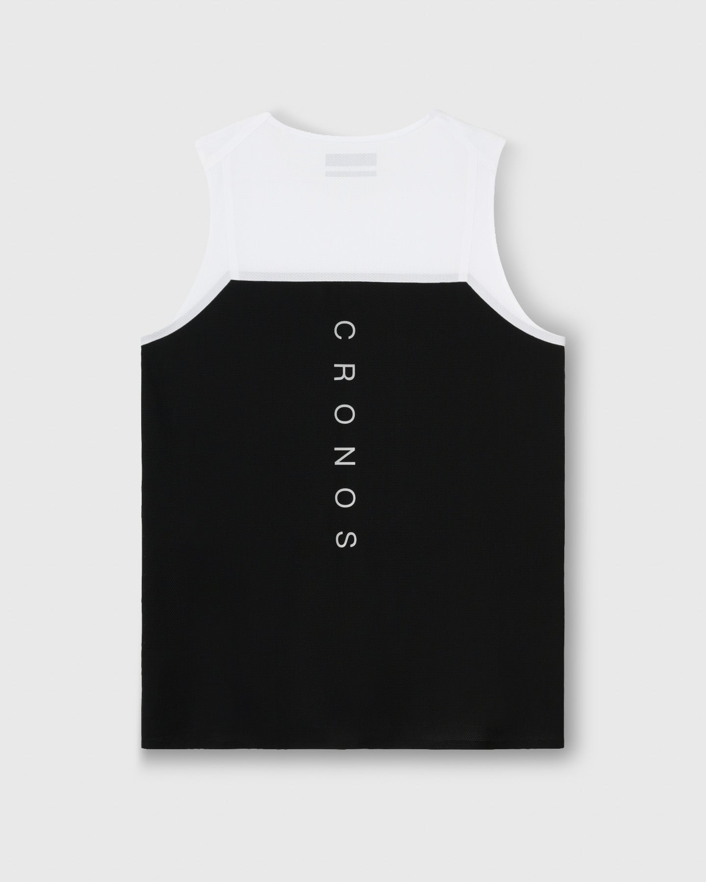 新品未使用　CRONOS ブラック/ホワイト タンクトップ CRONOS RUN LIGHT SLEEVELESS【WHITE×BLACK】