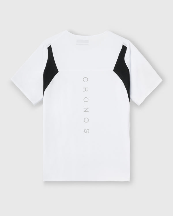 CRONOS RUN LIGHT S/S TEE【WHITE×BLACK】