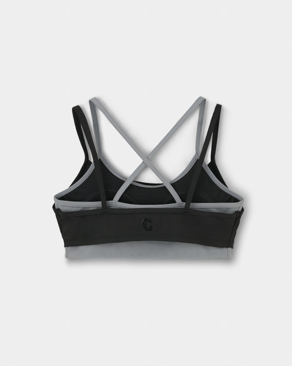 CRONOS WOMEN FORM BRA TOP【BLACK】