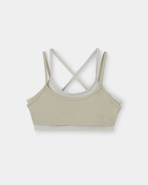 CRONOS WOMEN FORM BRA TOP【BEIGE】