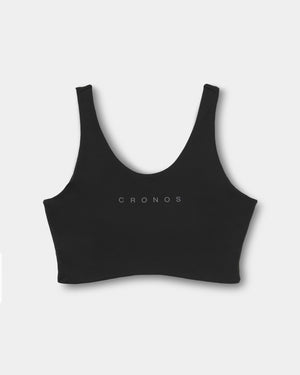 CRONOS WOMEN ESSENTIAL BRA TOP【BLACK】