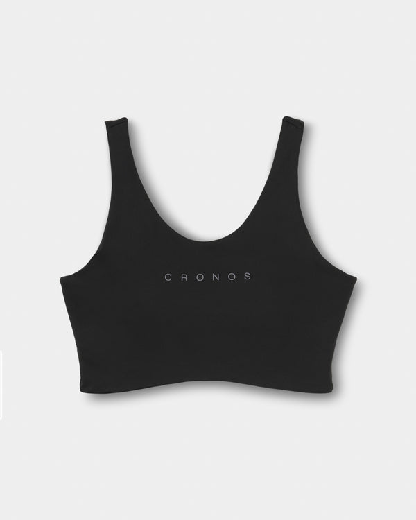 CRONOS WOMEN ESSENTIAL BRA TOP【BLACK】