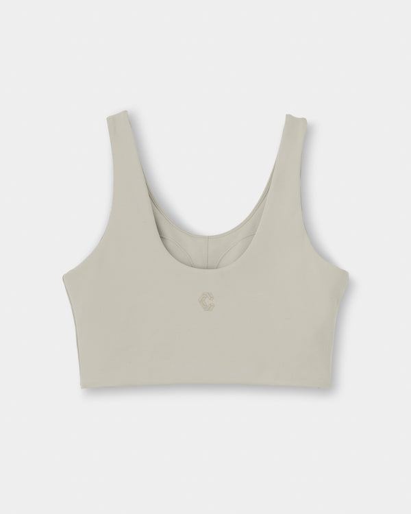 CRONOS WOMEN ESSENTIAL BRA TOP【BEIGE】