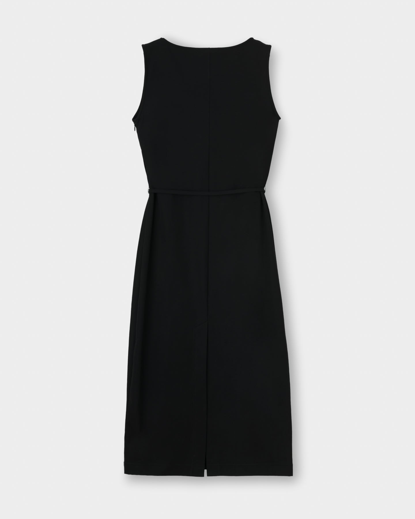 CRONOS WOMEN BOAT NECK DRESS【BLACK】