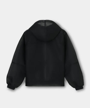 CRONOS WOMEN LIGHTWEIGHT ZIP HOODIE【BLACK】