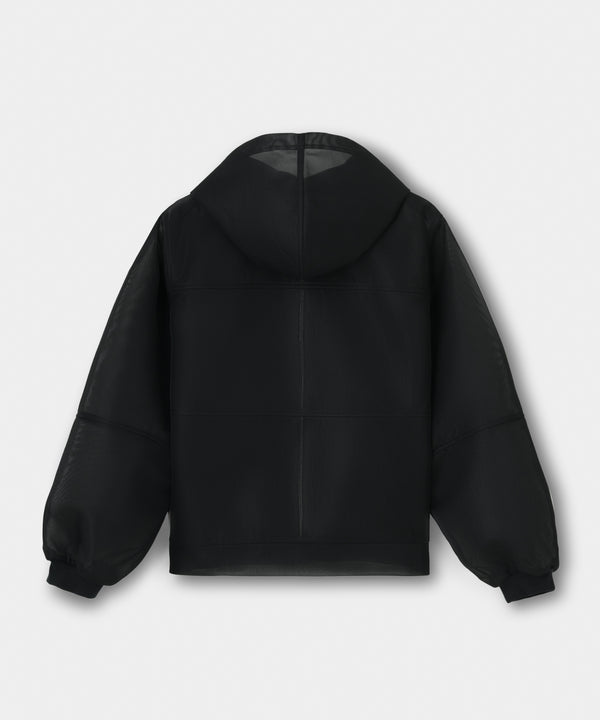 CRONOS WOMEN LIGHTWEIGHT ZIP HOODIE【BLACK】