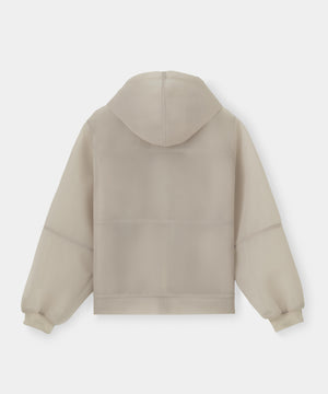 CRONOS WOMEN LIGHTWEIGHT ZIP HOODIE【BEIGE】