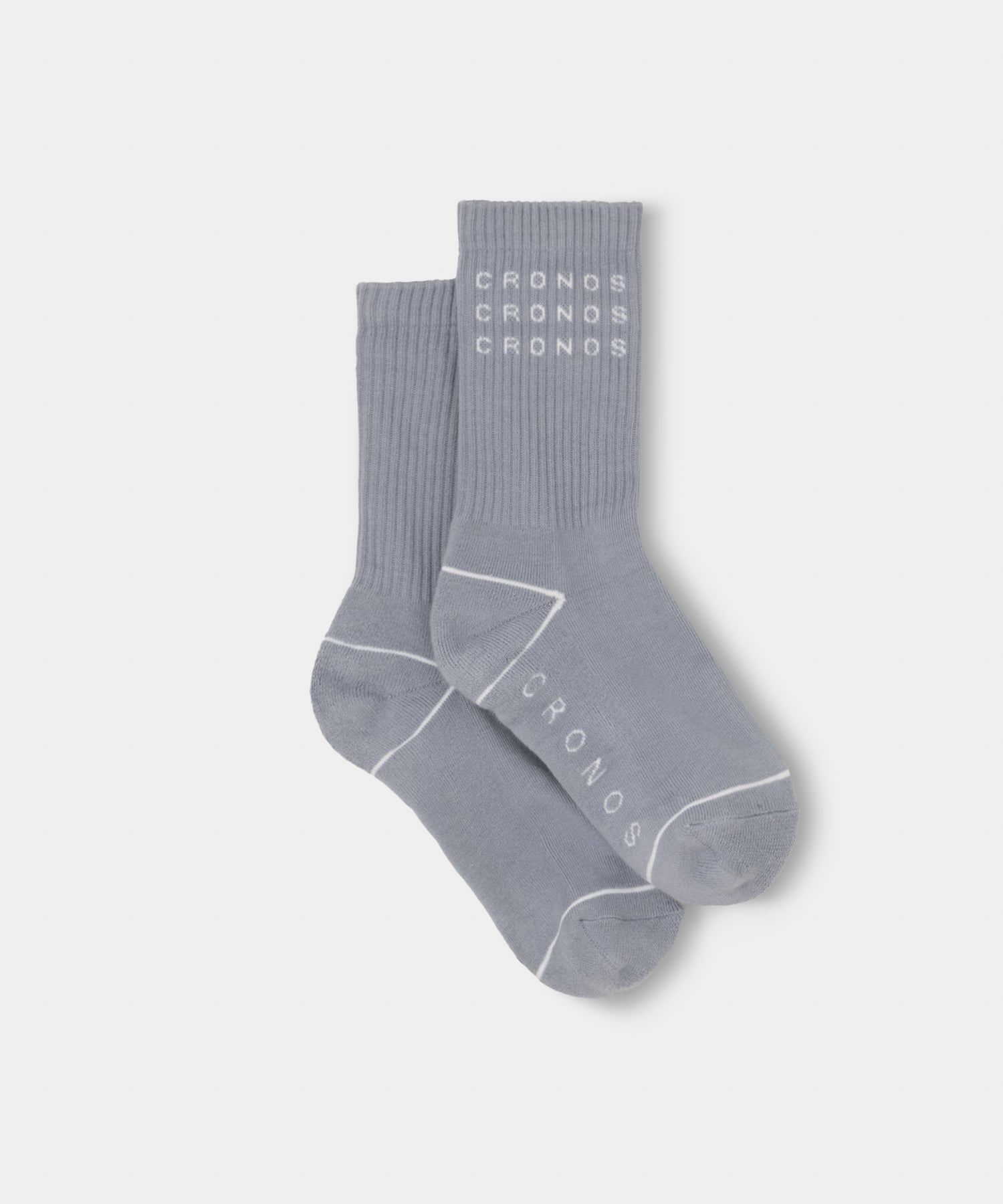 CRONOS WOMEN LOGO LINE SOCKS【BLUE】
