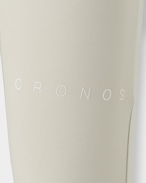 CRONOS WOMEN FORM LEGGINGS【BEIGE】