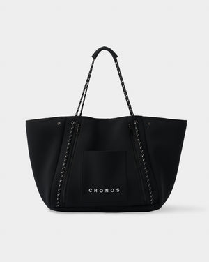 CRONOS WOMEN STUDIO TOTE BAG【BLACK】