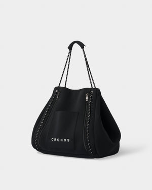 CRONOS WOMEN STUDIO TOTE BAG【BLACK】