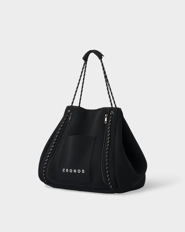 CRONOS WOMEN STUDIO TOTE BAG【BLACK】