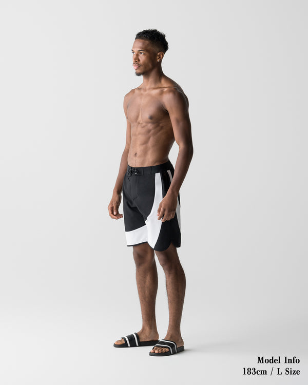 CRONOS ACCEL COMPETITION SHORTS【BLACK×WHITE】