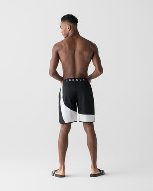 CRONOS ACCEL COMPETITION SHORTS【BLACK×WHITE】