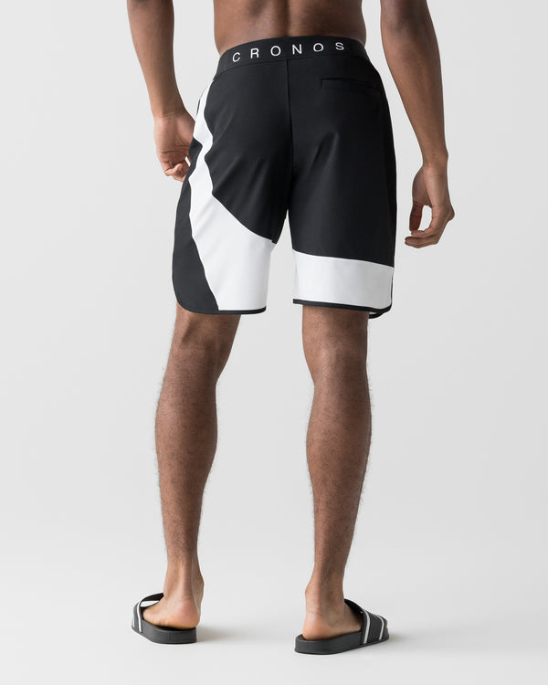 CRONOS ACCEL COMPETITION SHORTS【BLACK×WHITE】