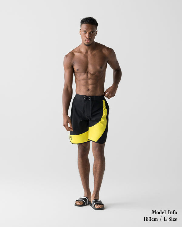 CRONOS ACCEL COMPETITION SHORTS【BLACK×YELLOW】