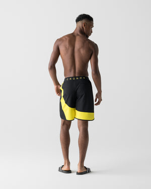 CRONOS ACCEL COMPETITION SHORTS【BLACK×YELLOW】