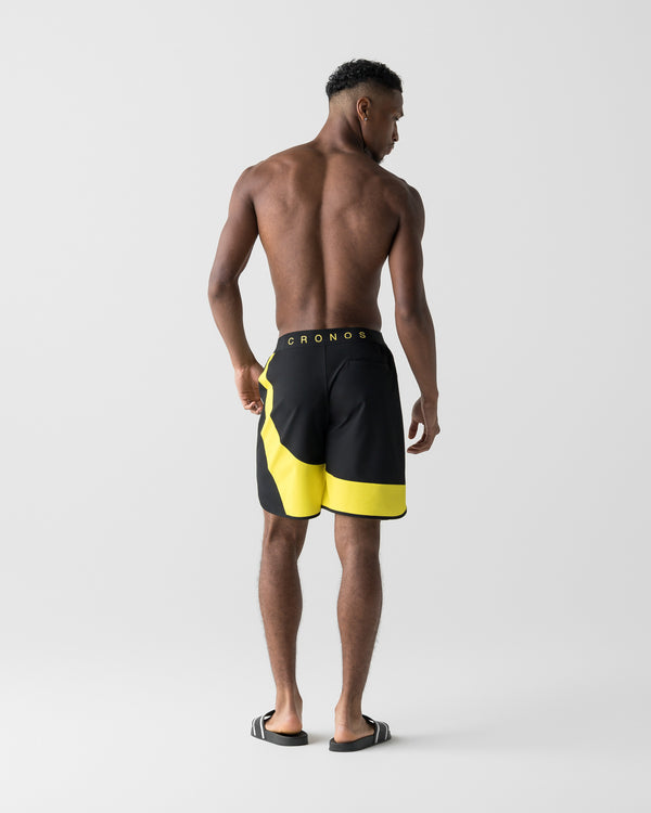 CRONOS ACCEL COMPETITION SHORTS【BLACK×YELLOW】