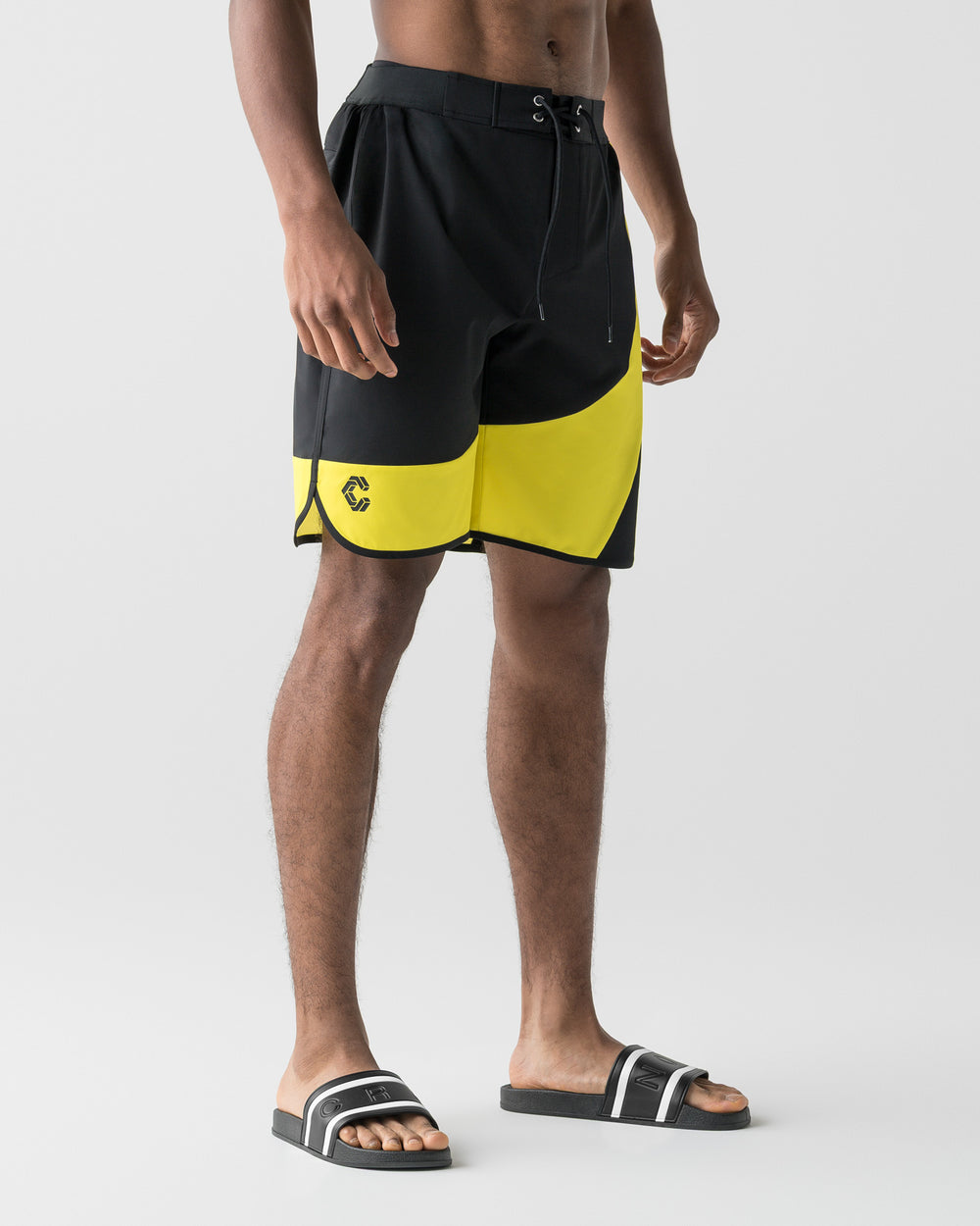 CRONOS ACCEL COMPETITION SHORTS【BLACK×YELLOW】