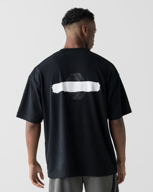 CRONOS PAINT STROKE AIR S/S TEE【BLACK】