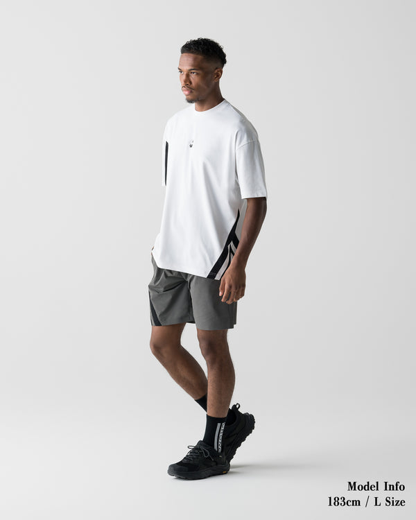 CRONOS SLASH LINE  S/S TEE【WHITE】