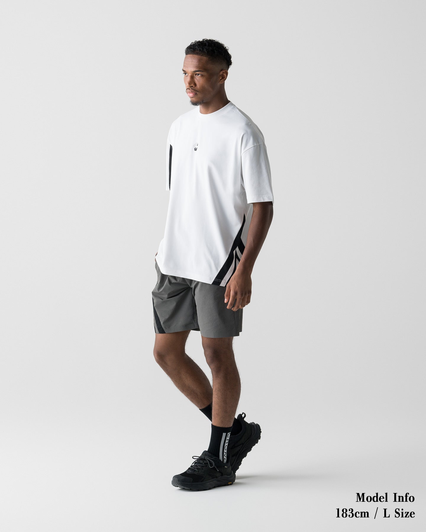 CRONOS SLASH LINE SHORTS【D.GRAY】