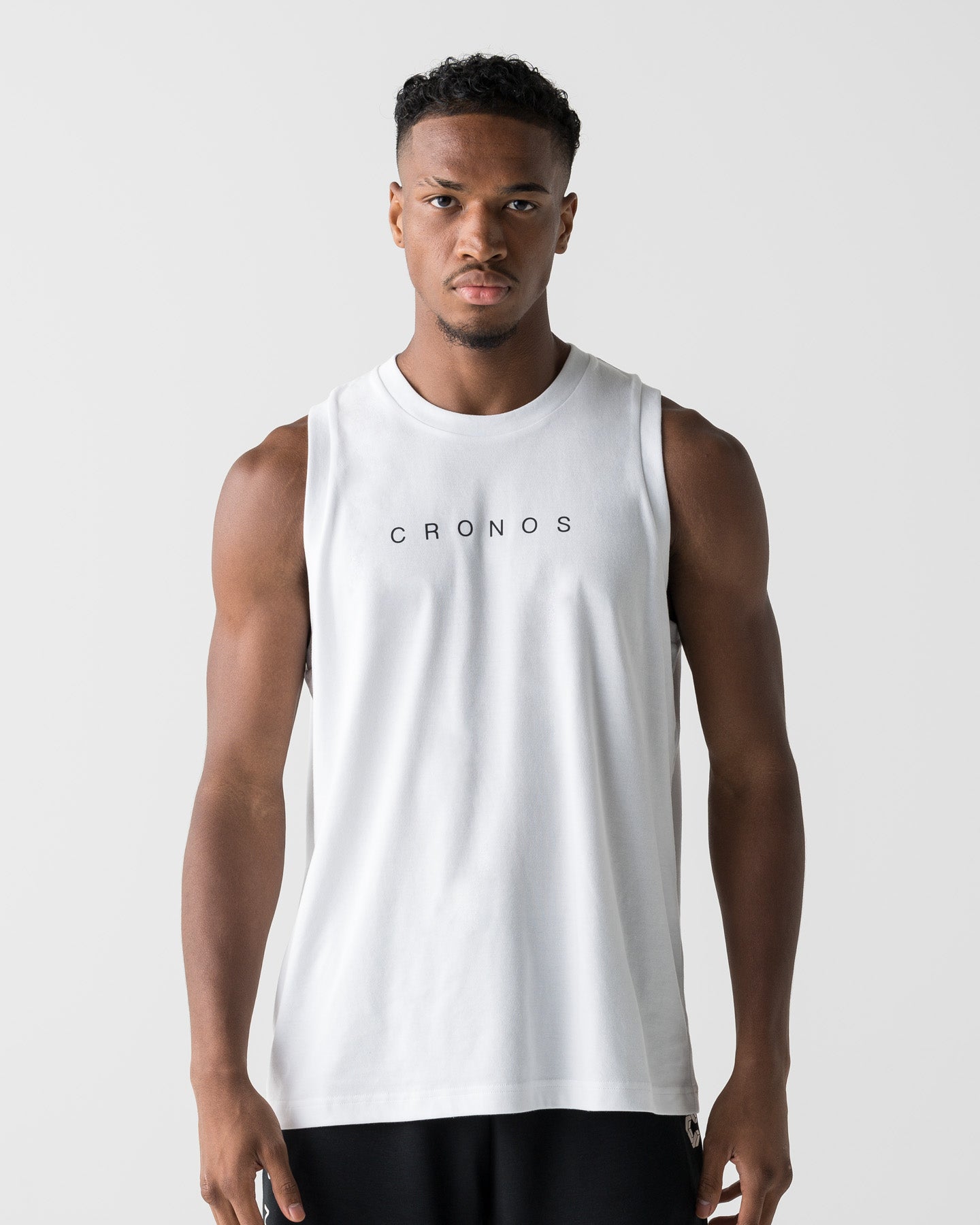 新品未使用！CRONOS ノースリーブタンクトップ ホワイト CRONOS CORE SLEEVELESS【WHITE】