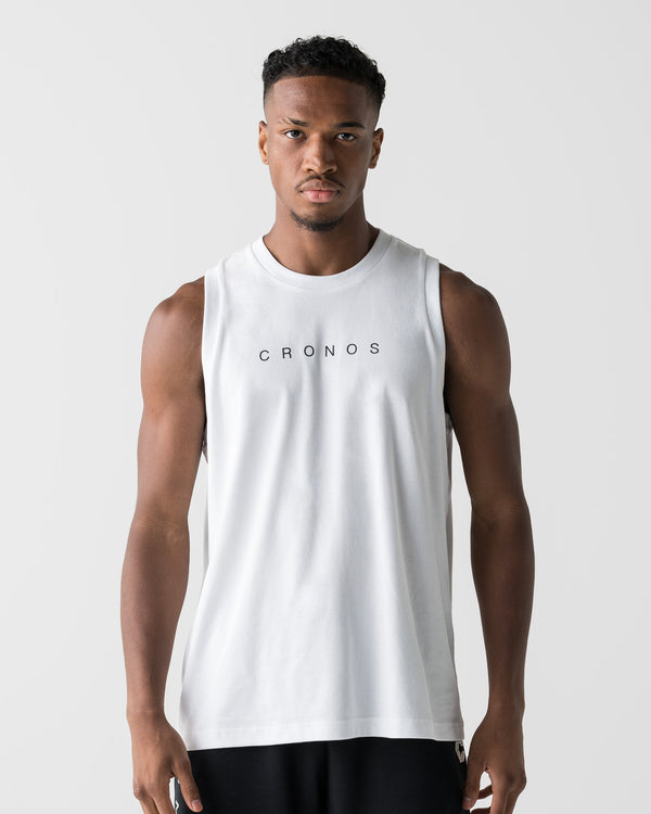 CRONOS CORE SLEEVELESS【WHITE】