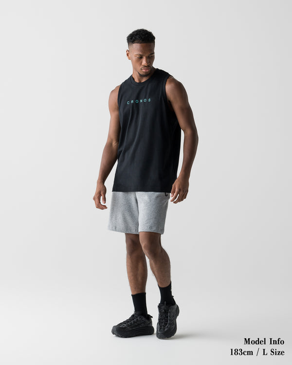 CRONOS CORE SLEEVELESS【BLACK×T.BLUE】