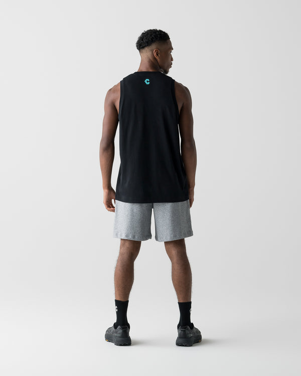 CRONOS CORE SLEEVELESS【BLACK×T.BLUE】