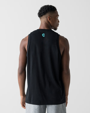 CRONOS CORE SLEEVELESS【BLACK×T.BLUE】