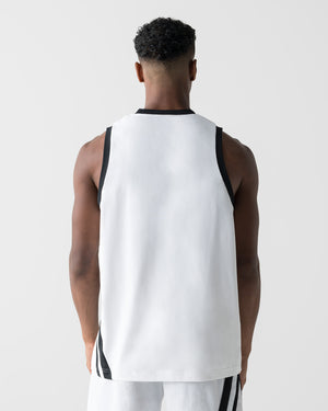 CRONOS SLASH LINE SLEEVELESS【WHITE】