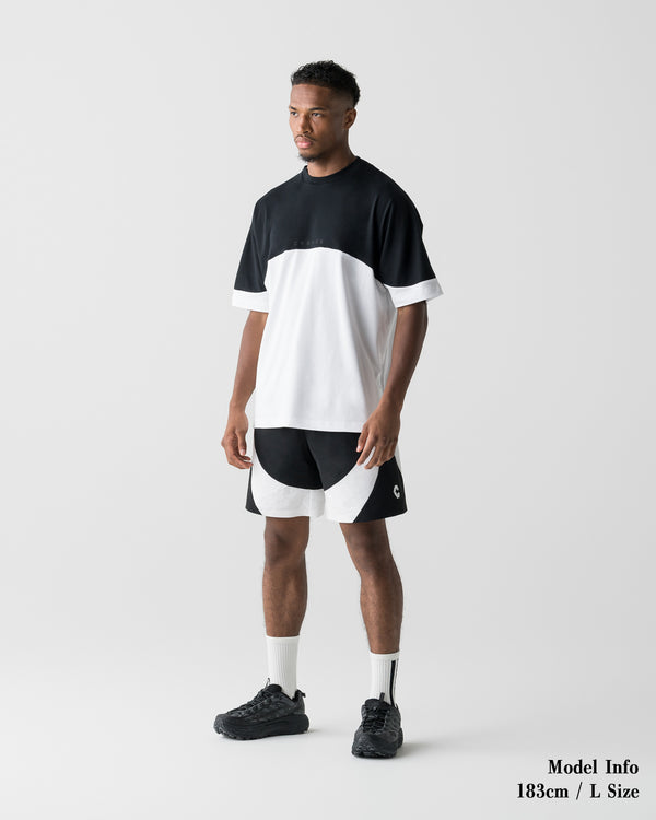 CRONOS VECTOR SHORTS【BLACK×WHITE】