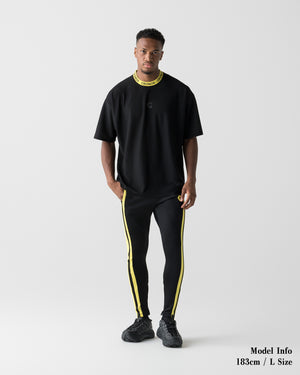 CRONOS 3D AIR MESH S/S TEE【BLACK×YELLOW】