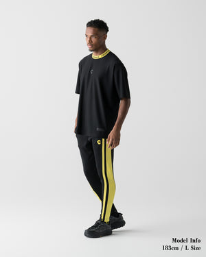 CRONOS RACING SKINNY PANTS【BLACK×YELLOW】