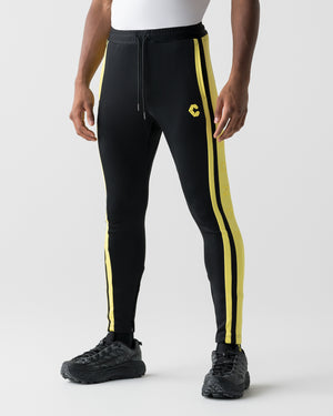 CRONOS RACING SKINNY PANTS【BLACK×YELLOW】