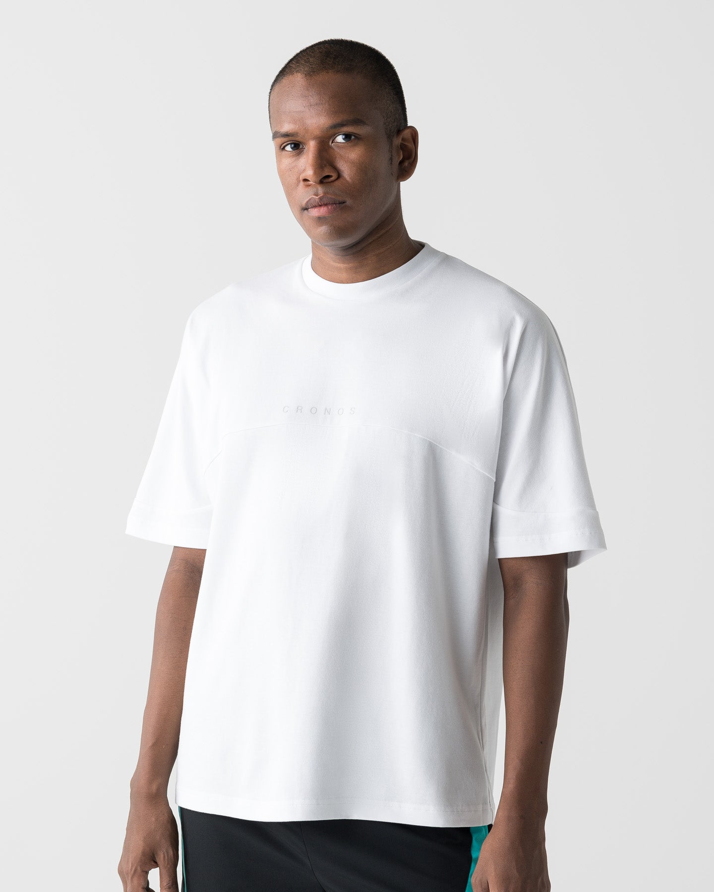 CRONOS Tシャツ ホワイト オーバーサイズ CRONOS BACK LOGO DOLMAN S/S TEE【WHITE】