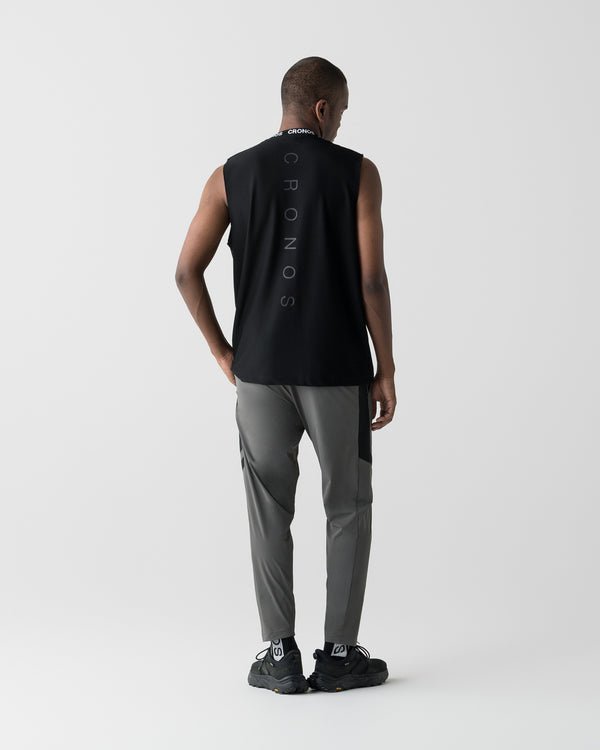 CRONOS 3D AIR MESH SLEEVELESS【BLACK】
