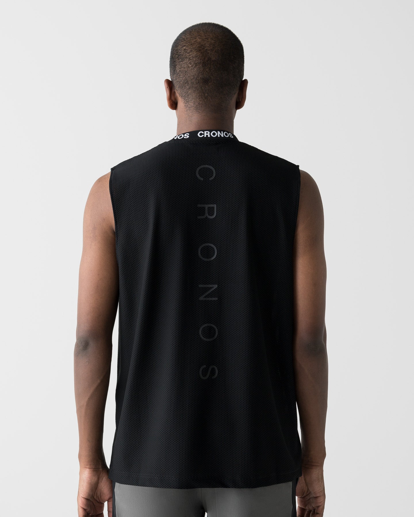 CRONOS 3D AIR MESH SLEEVELESS【BLACK】