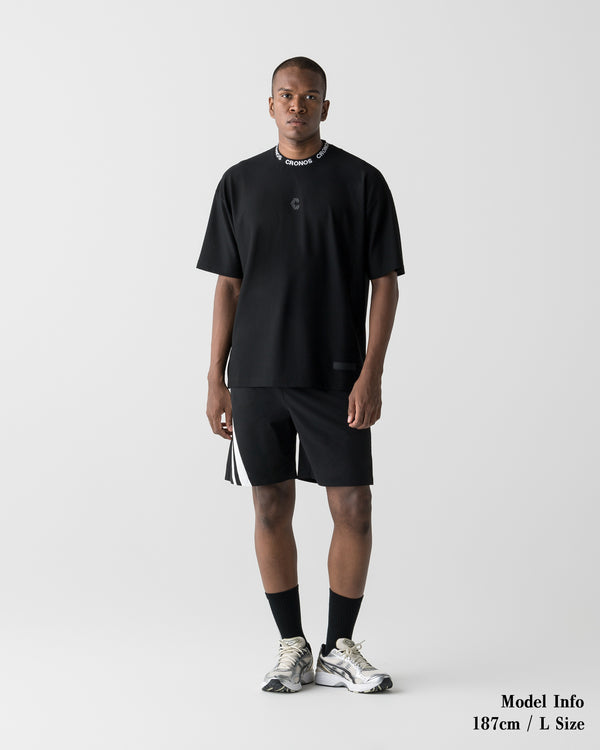 CRONOS SLASH LINE SHORTS【BLACK】