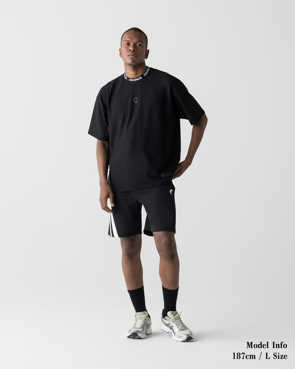 CRONOS SLASH LINE SHORTS【BLACK】