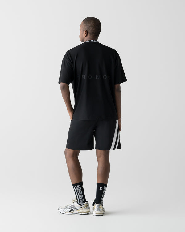 CRONOS SLASH LINE SHORTS【BLACK】