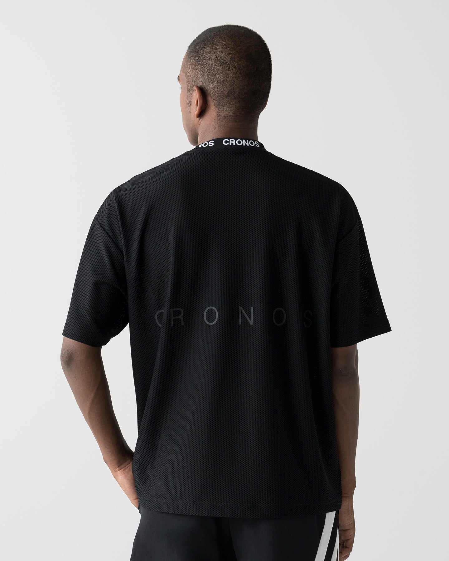 CRONOS 3D AIR MESH S/S TEE【BLACK】