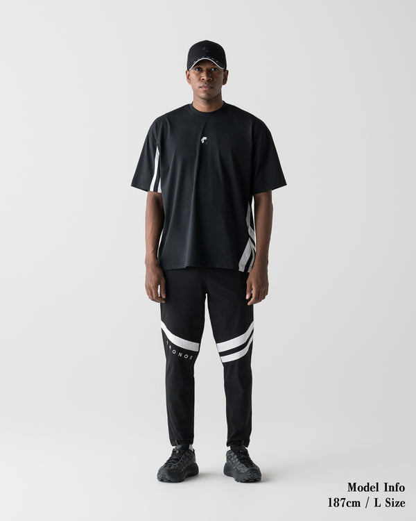 CRONOS SLASH LINE  S/S TEE【BLACK】