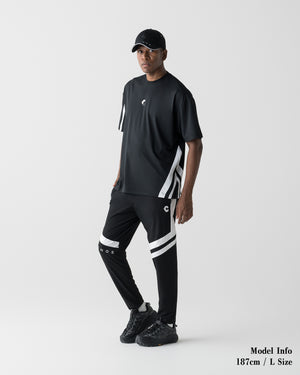 CRONOS SLASH LINE  S/S TEE【BLACK】