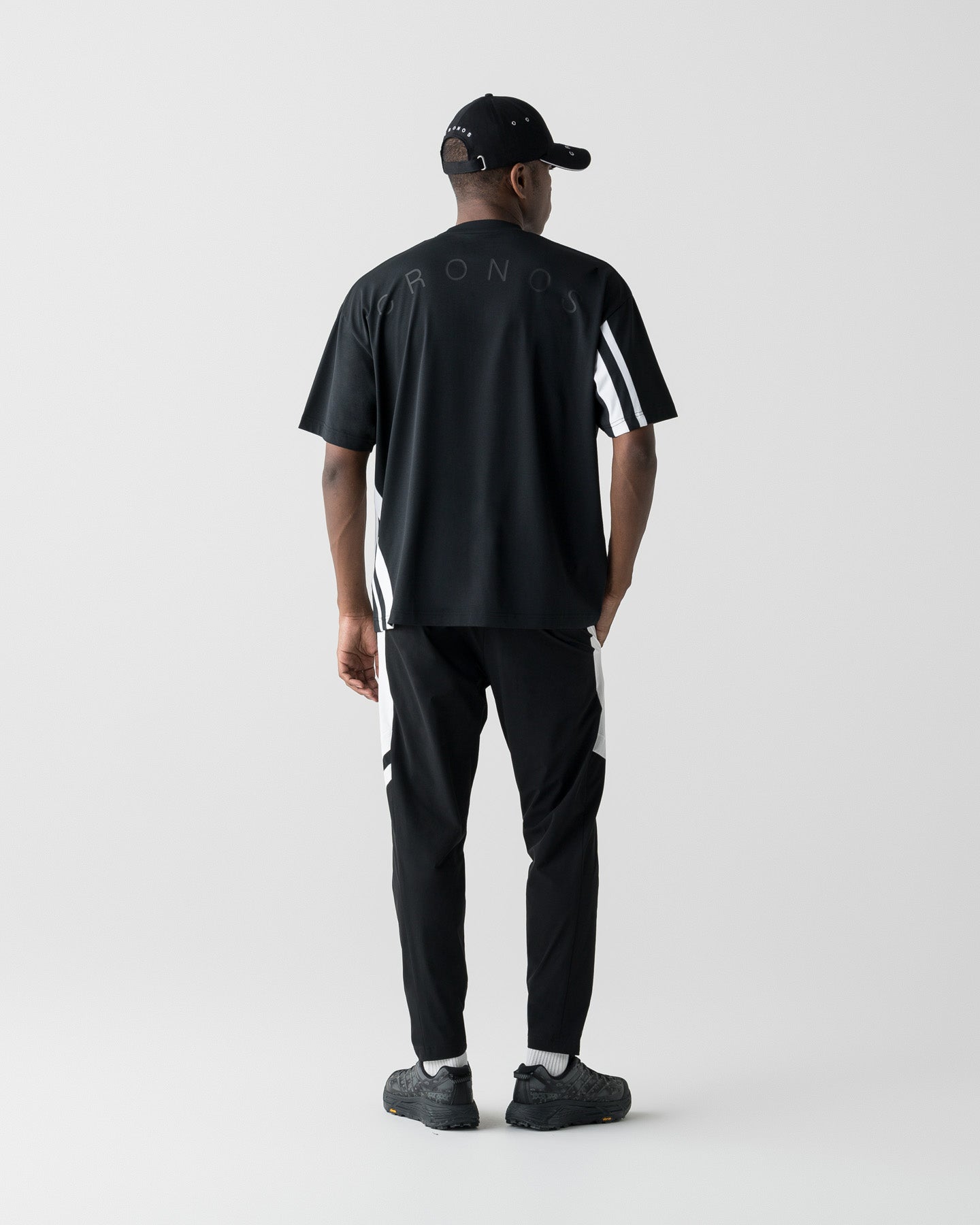 CRONOS SLASH LINE S/S TEE【BLACK】