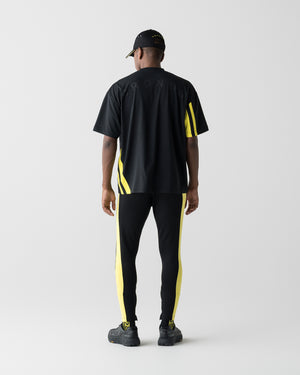 CRONOS SLASH LINE  S/S TEE【BLACK×YELLOW】