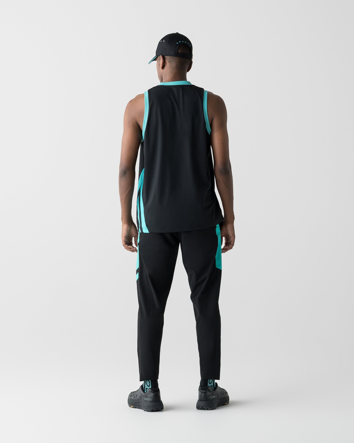 CRONOS SLASH LINE SLEEVELESS【BLACK×T.BLUE】